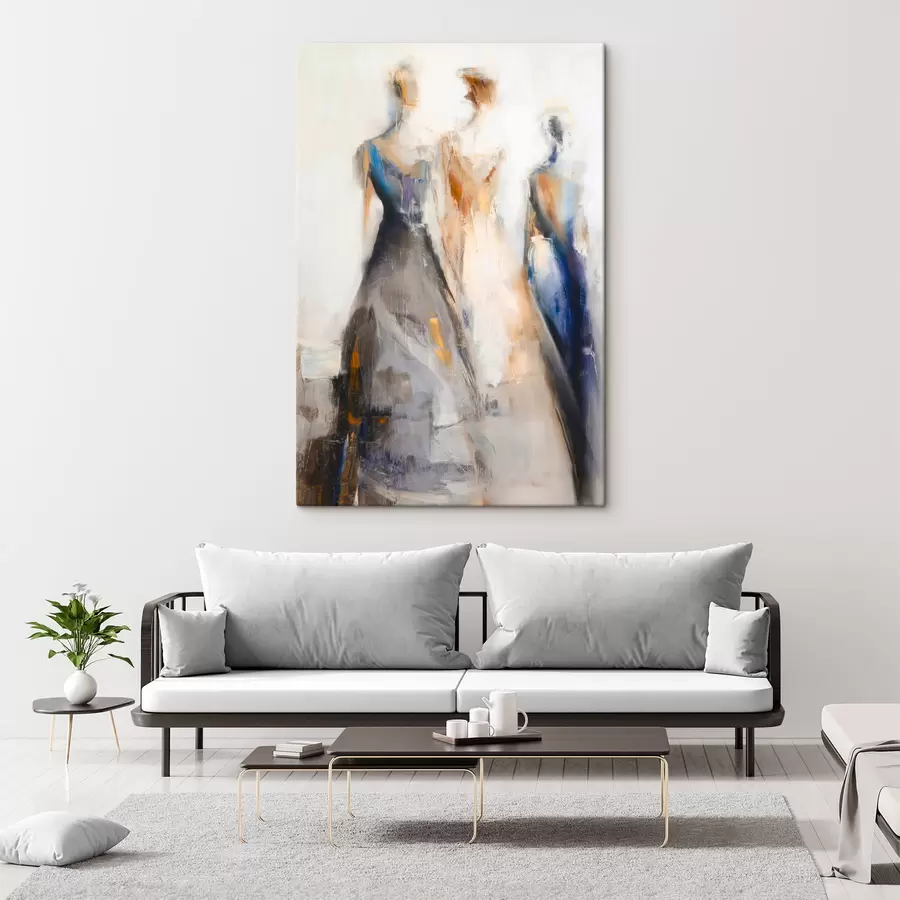 Obraz Elegantné abstraktné ženské siluety s48179