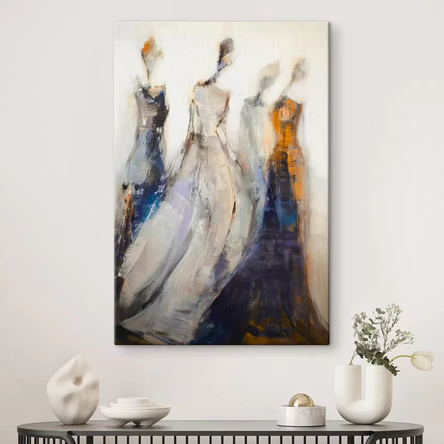Obraz Elegantné abstraktné ženské siluety s48180