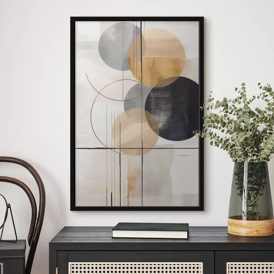 Fototapety Abstrakt s kruhmi f48172