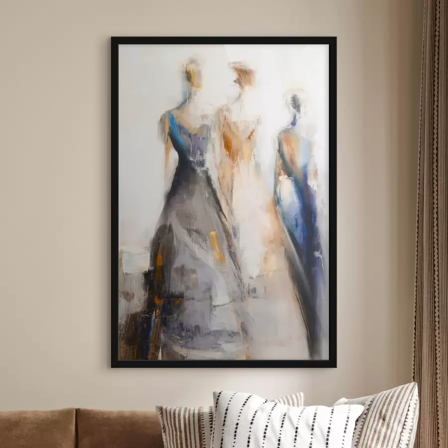 Fototapety Elegantné abstraktné ženské siluety f48179