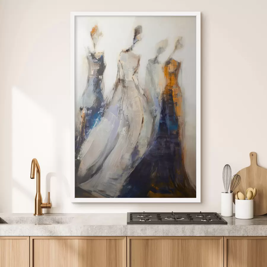 Fototapety Elegantné abstraktné ženské siluety f48180