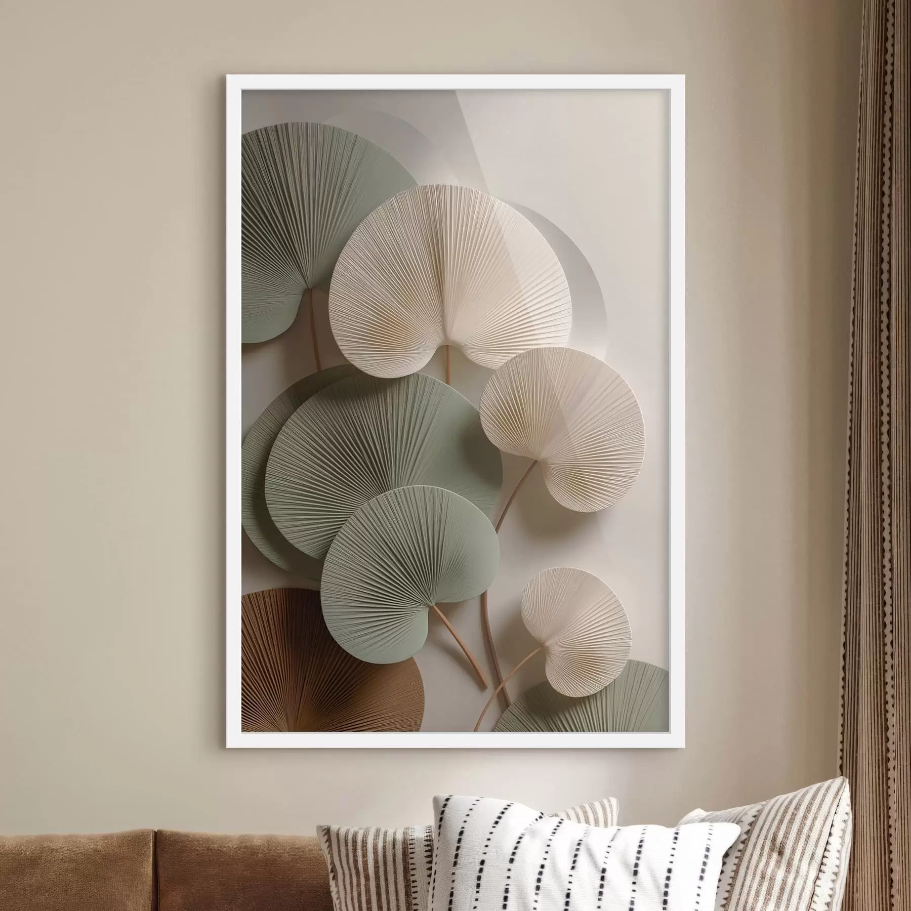 Fototapety Abstraktná kompozícia s listami f48225