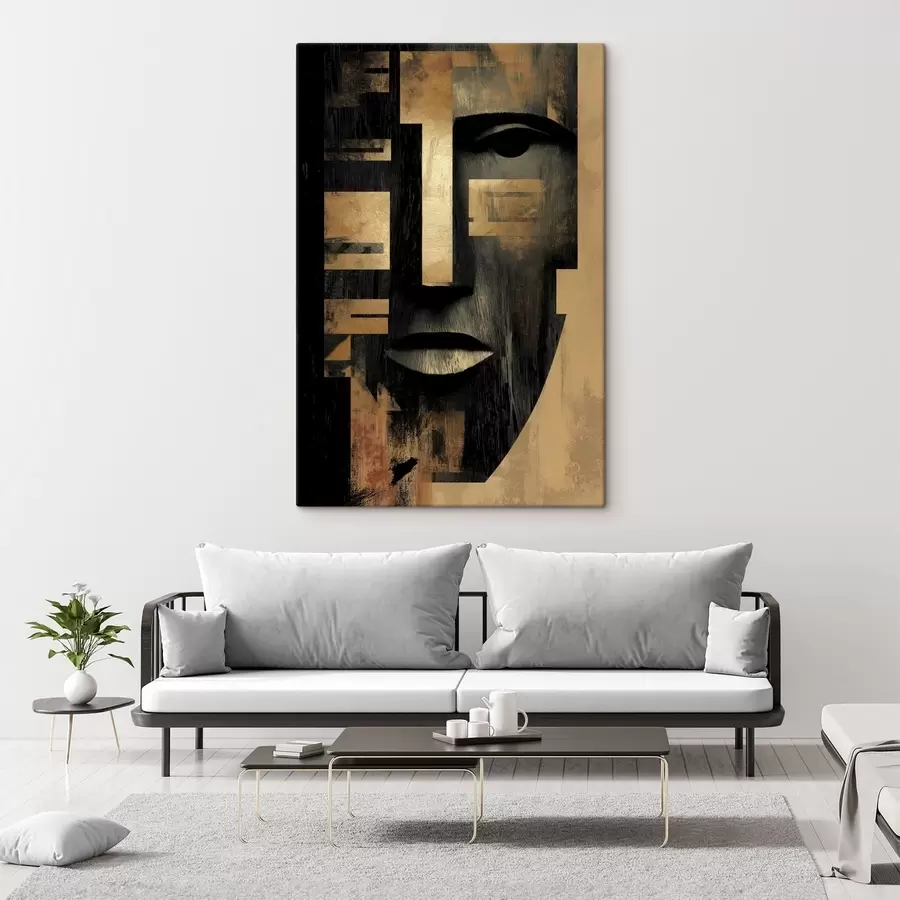 Obraz Abstraktná tvár s48249