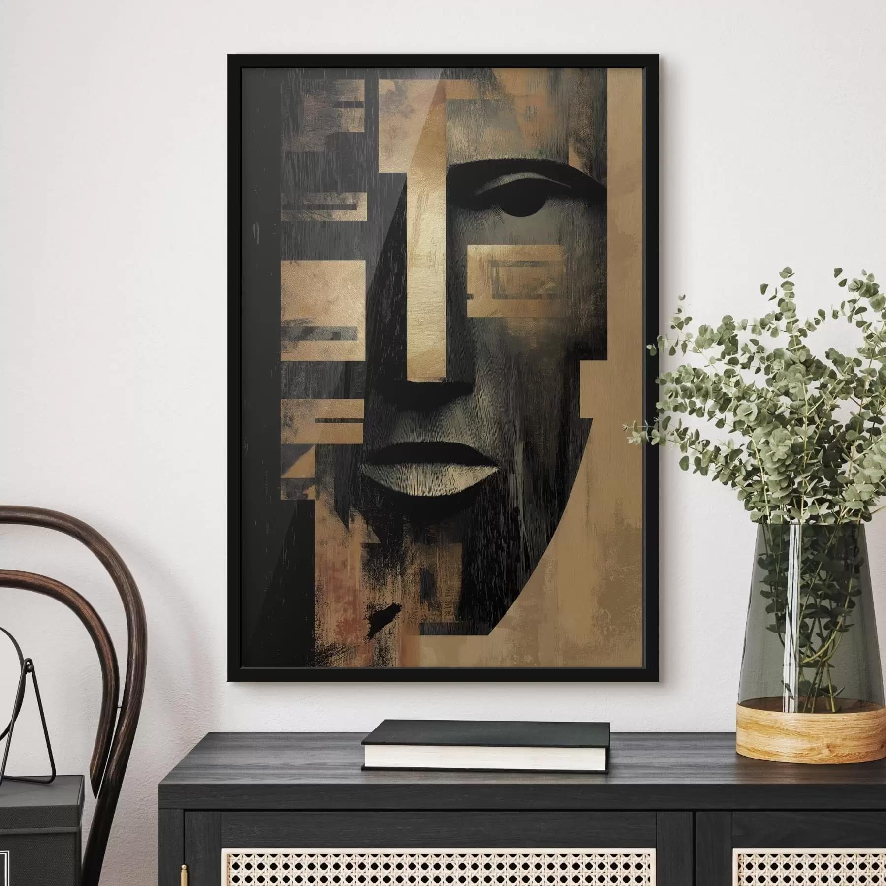Fototapety Abstraktná tvár f48249