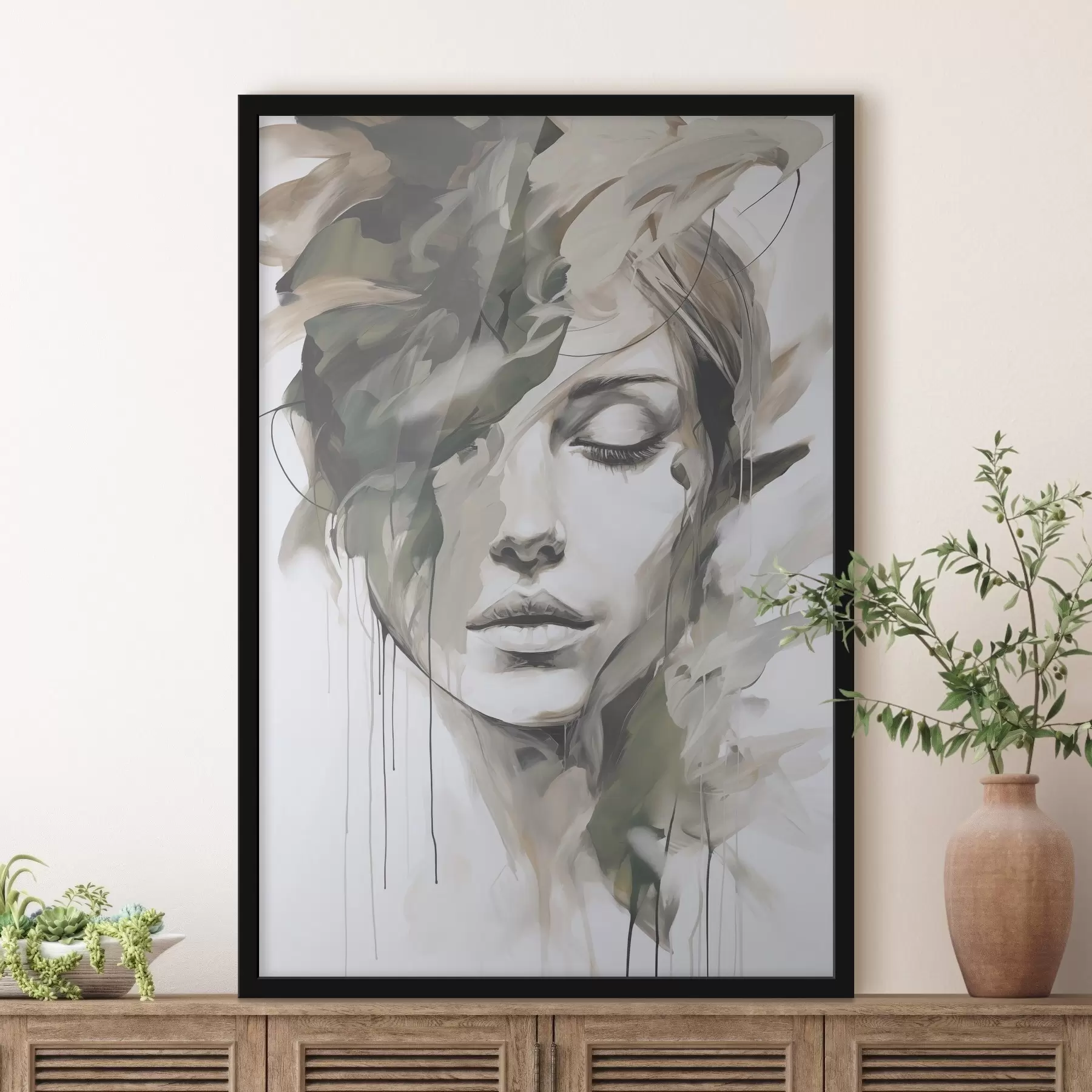 Fototapety Abstraktný portrét f48269