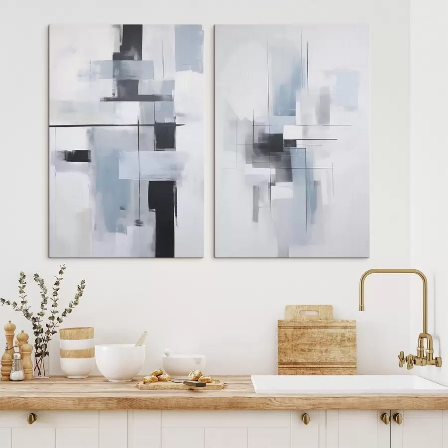 Obraz Moderná abstrakcia imitujúca maľbu m30165