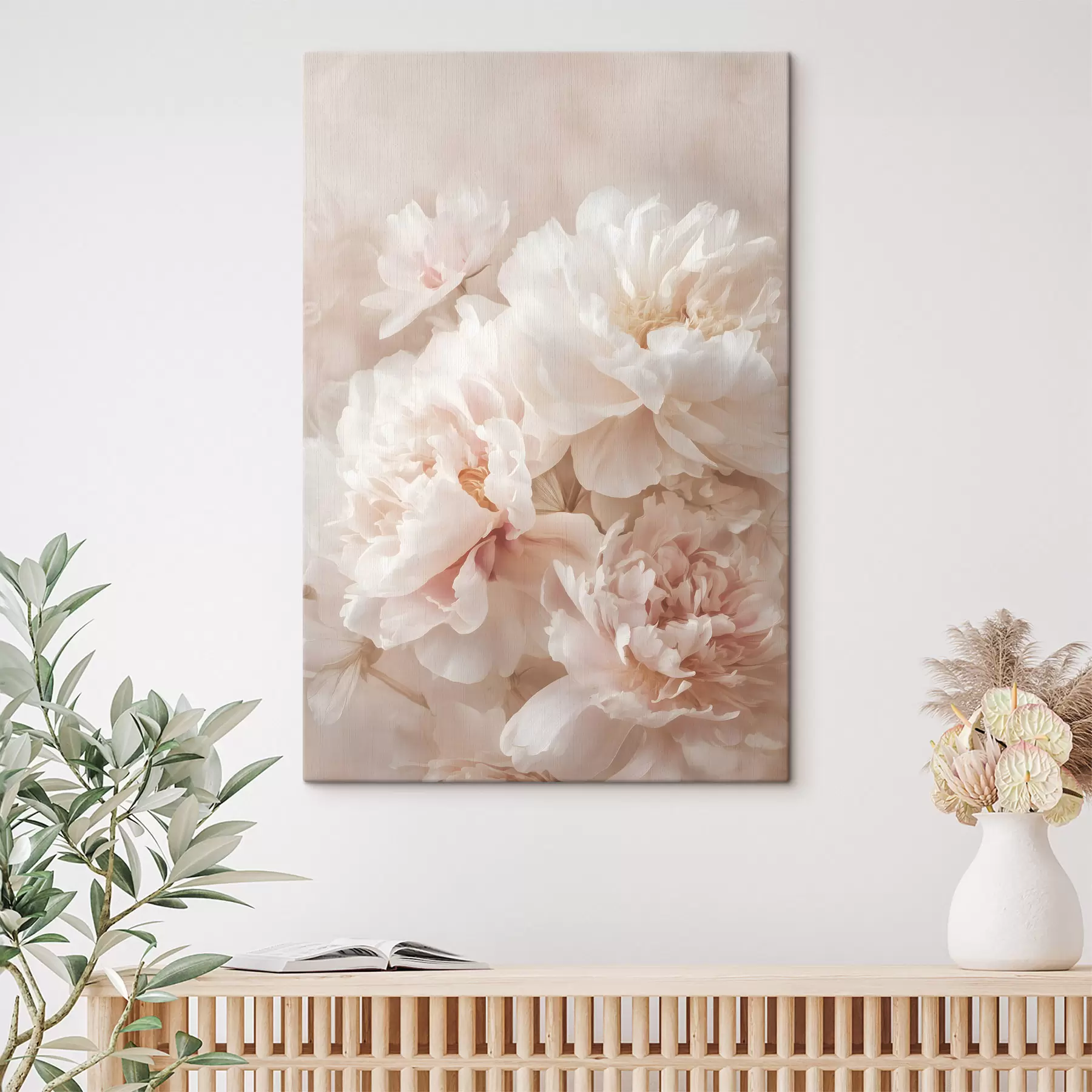 Fototapety bujné ružové pivonky s47953