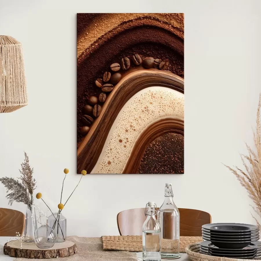 Obraz vrstvy kávy s47959
