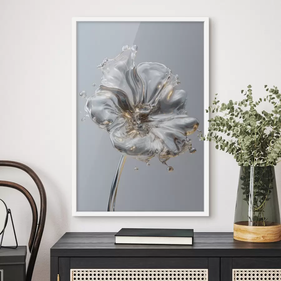 Fototapety kvetina v štýle tekutej textúry f47955