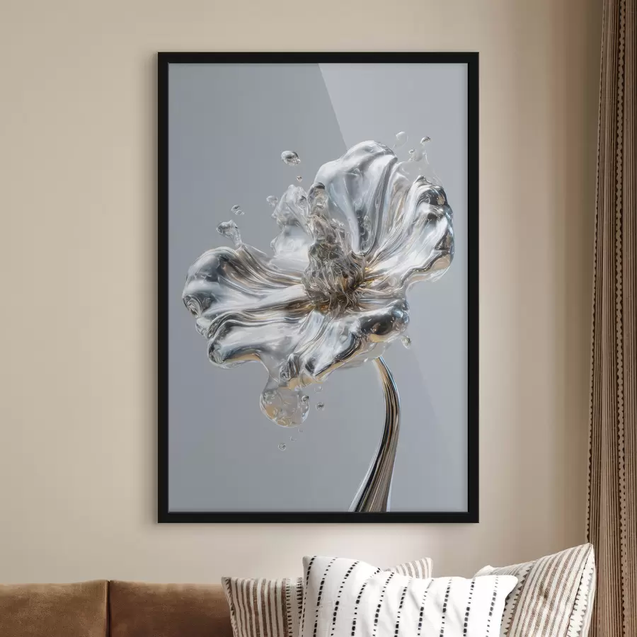 Fototapety kvetina v štýle tekutej textúry f47956