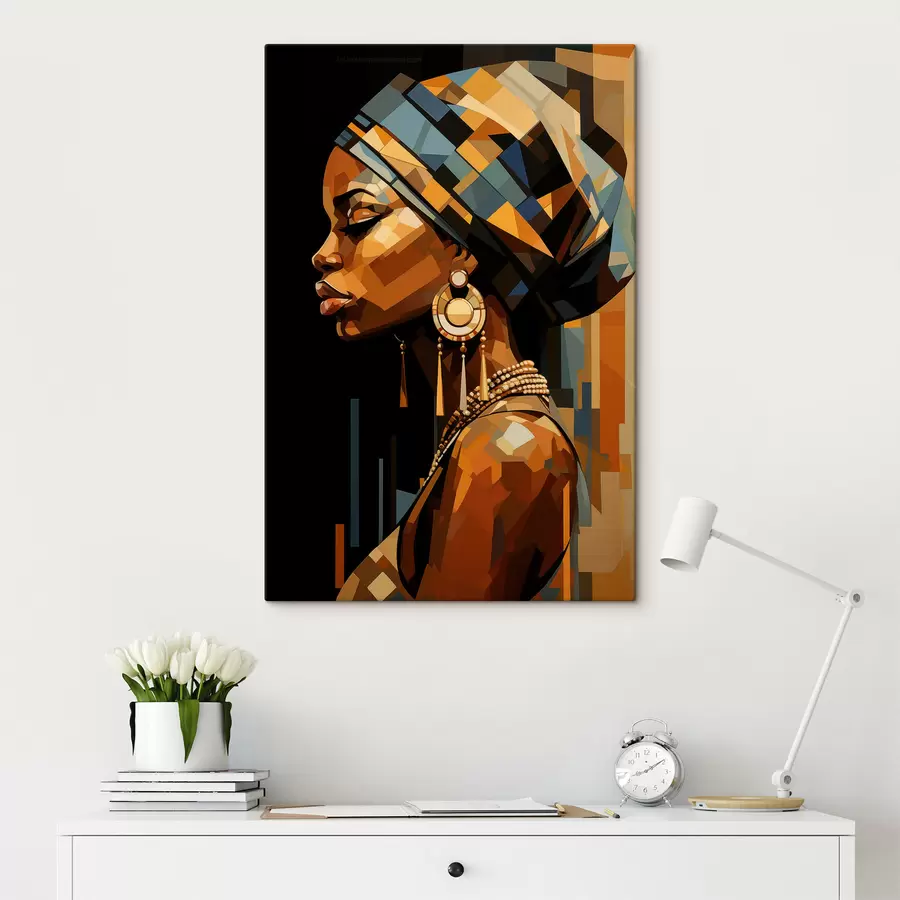 Obraz Abstraktný portrét ženy s48299