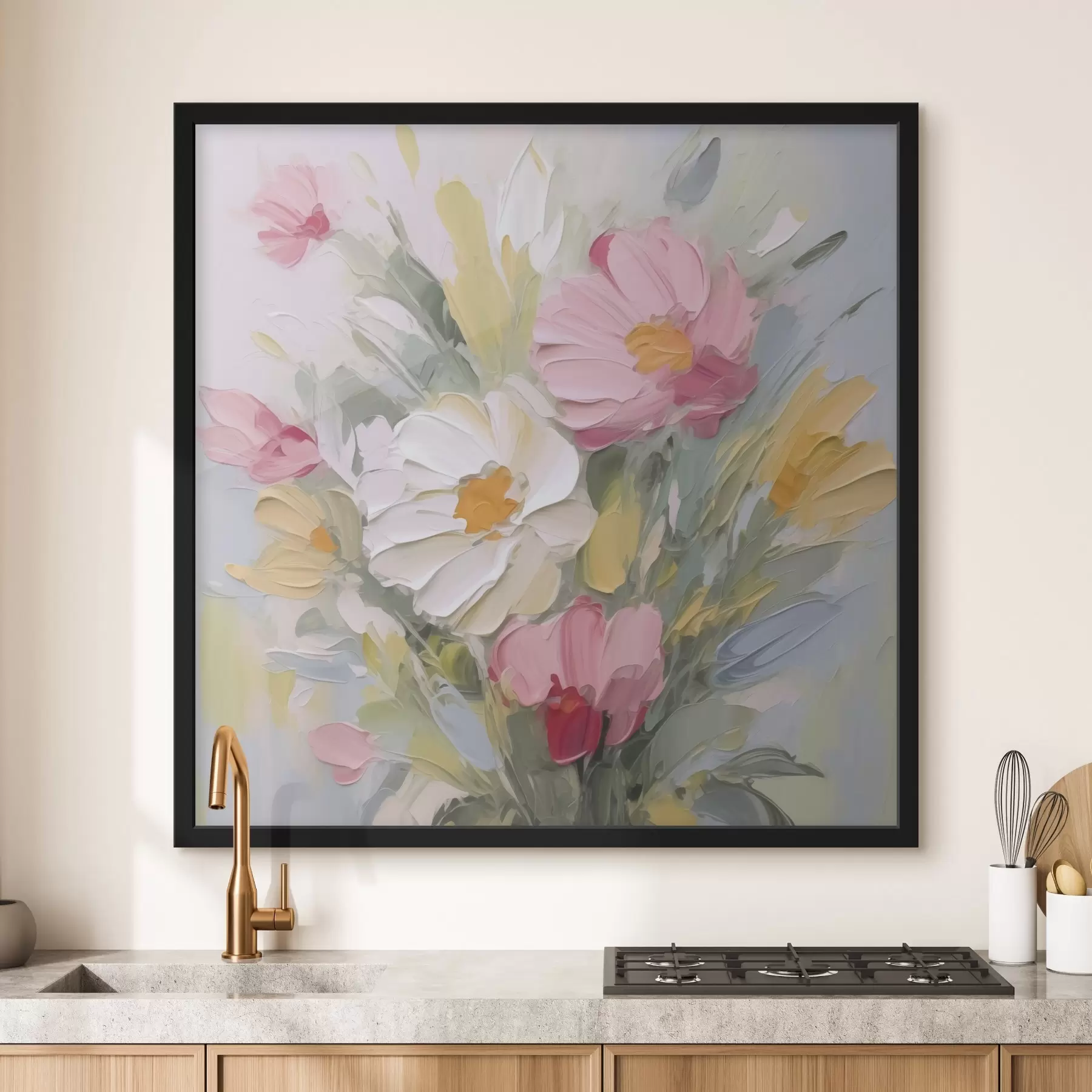 Fototapety Kytica kvetov imitácia maľby f48317