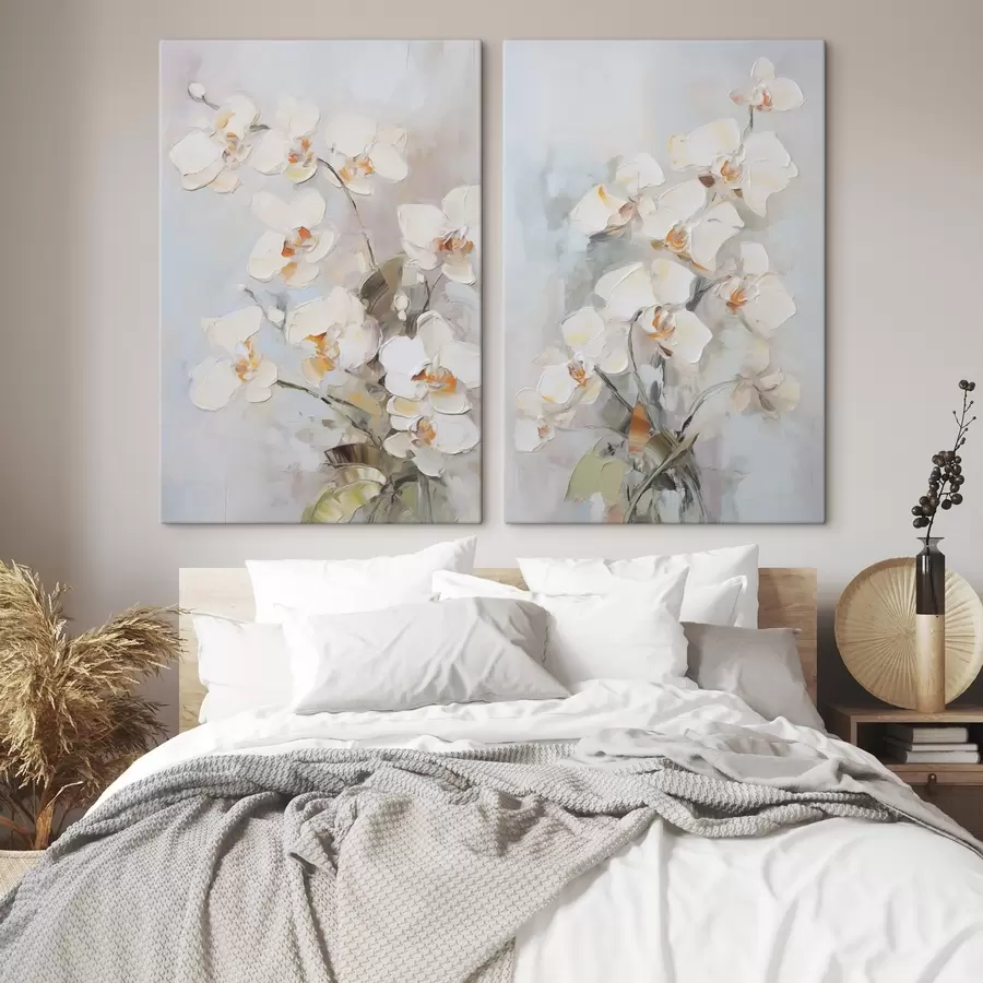 Obraz Imitácia maľby orchideí m30187