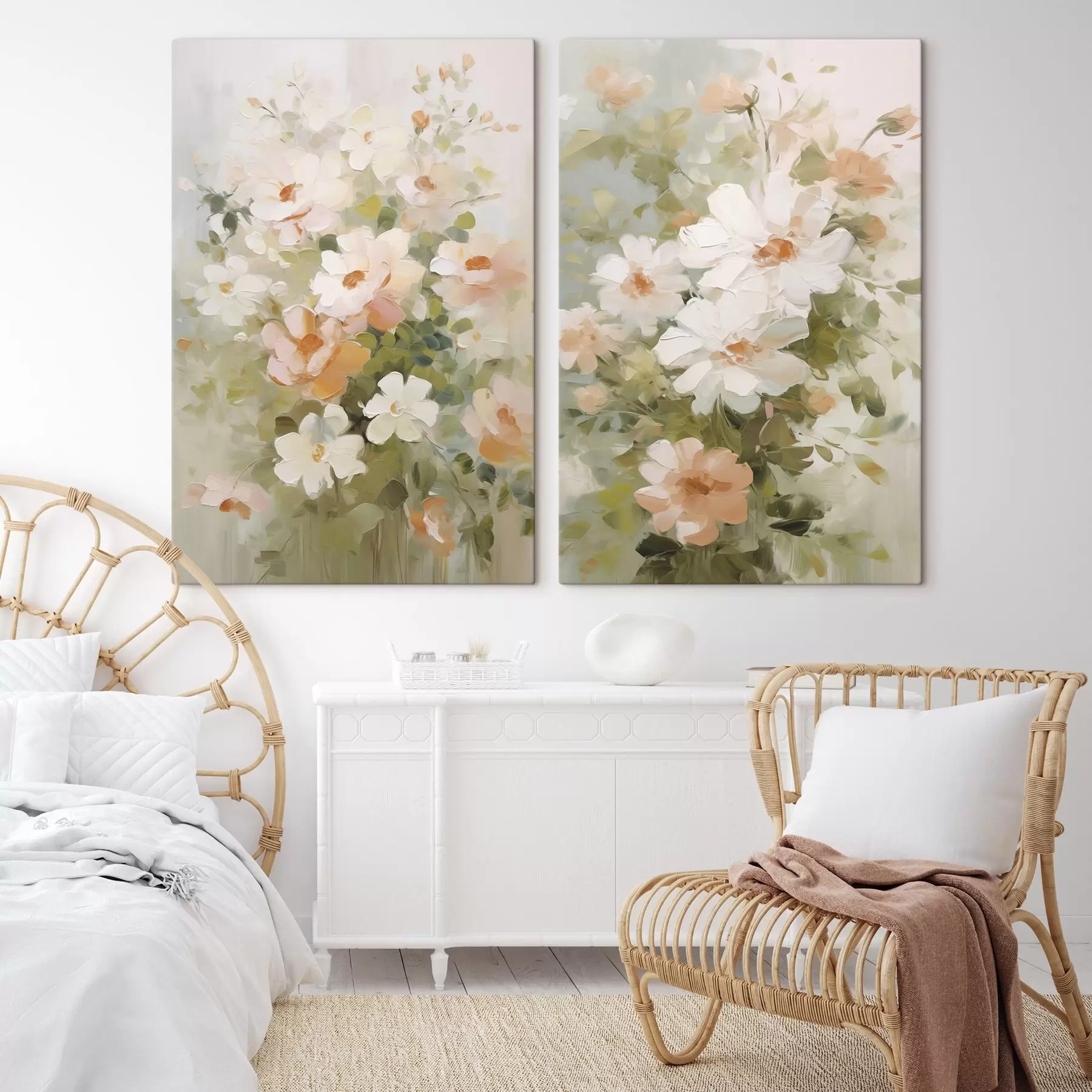 Obraz Kvety imitácia maľby m30188