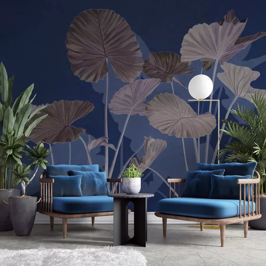 Fototapety Záhrada maľovaných lotosov w05364