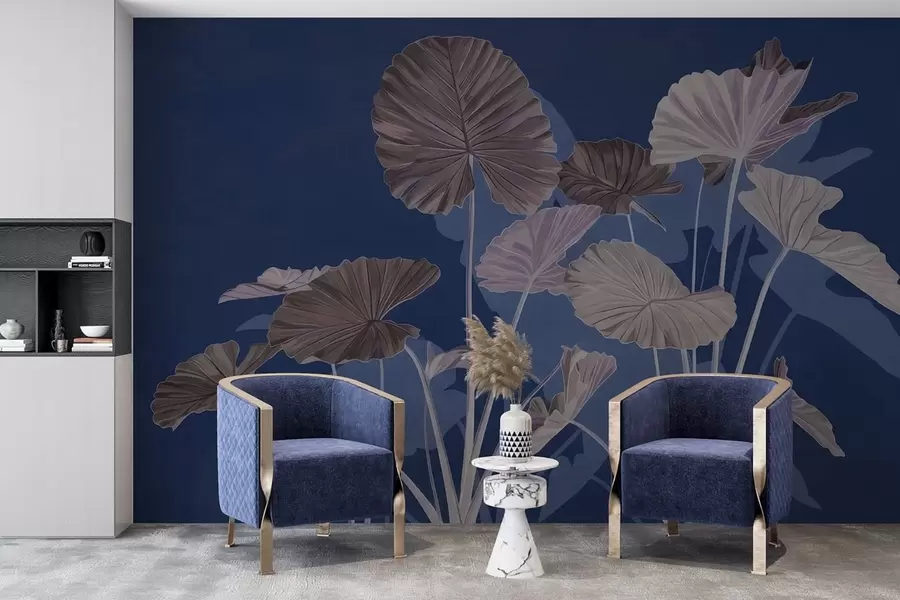 Fototapety Záhrada maľovaných lotosov w05364