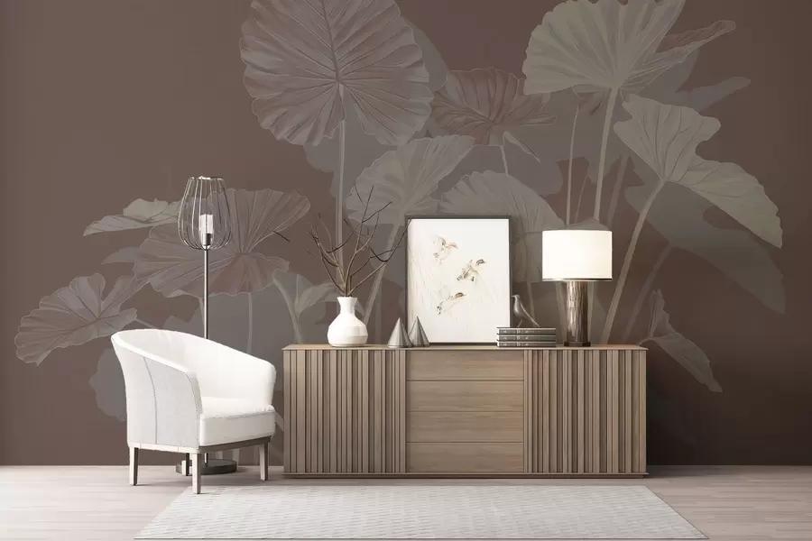 Fototapety Záhrada maľovaných lotosov w05364v2