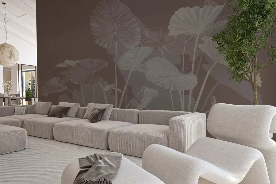 Fototapety Záhrada maľovaných lotosov w05364v2