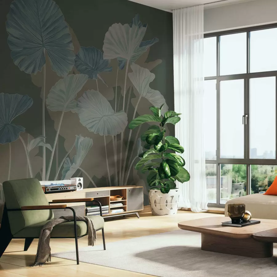 Fototapety Záhrada maľovaných lotosov w05364v3