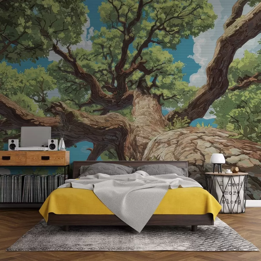 Fototapety Majestátny mozaikový strom w05368