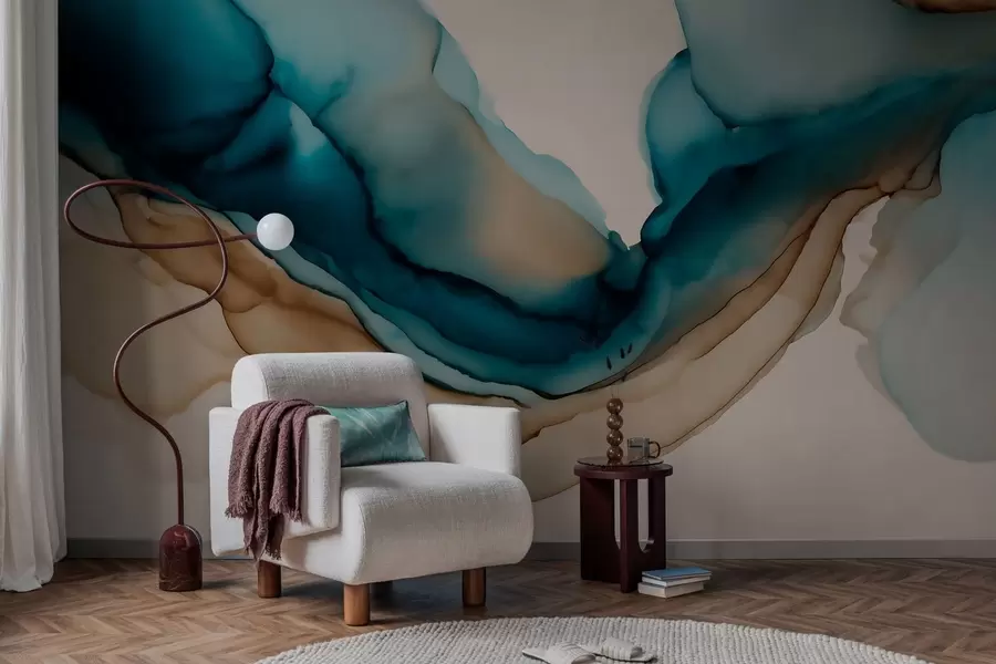 Fototapety abstraktná textúra v štýle alkoholových atramentov w05238