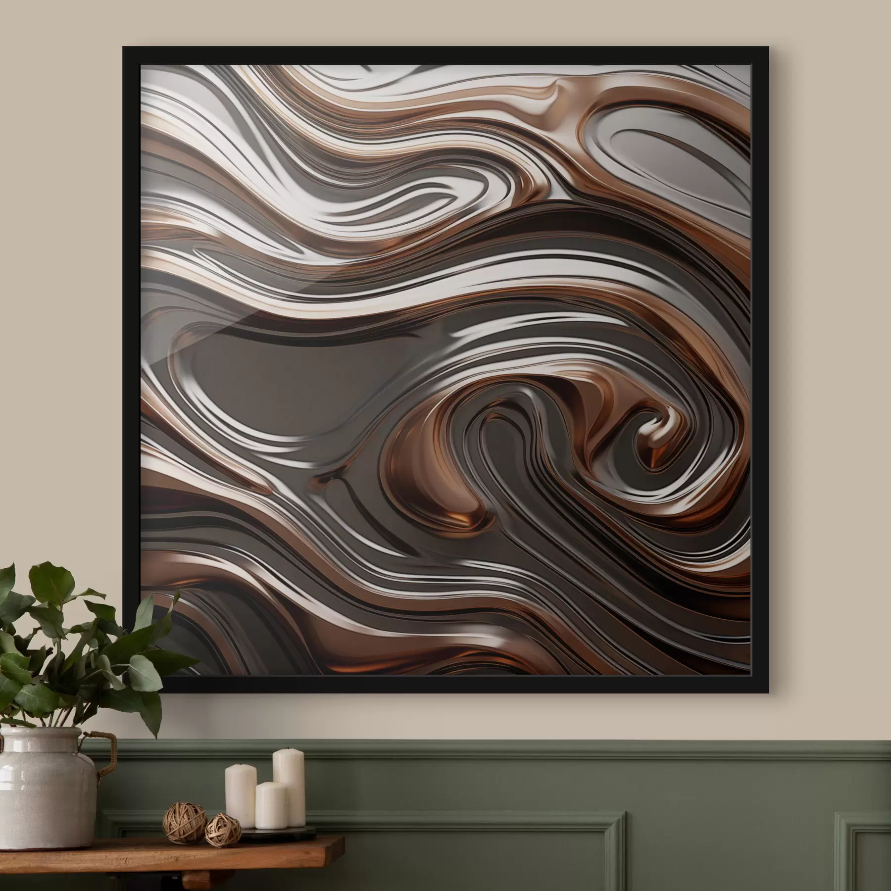 Fototapety Abstraktné umenie s vírivými vzormi f48399