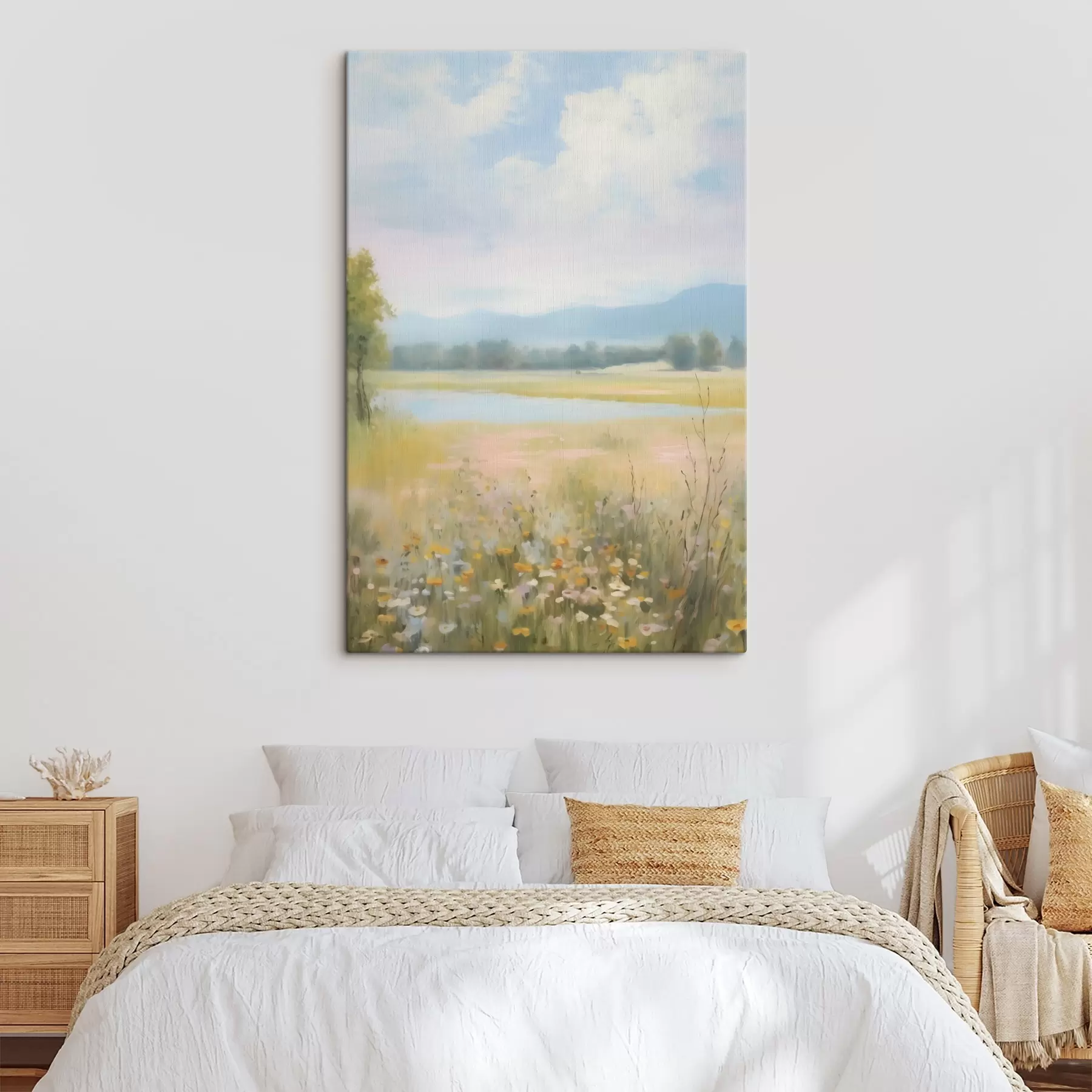 Obraz Imitácia maľby v poľnej krajine s48419