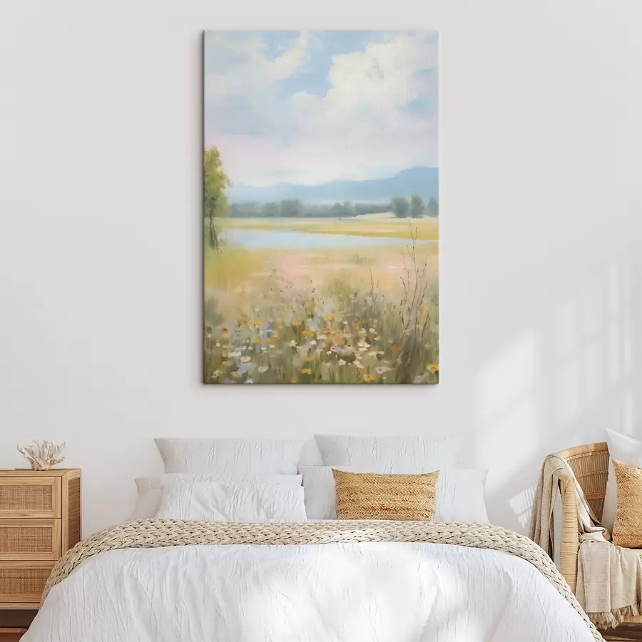 Obraz Imitácia maľby v poľnej krajine s48419