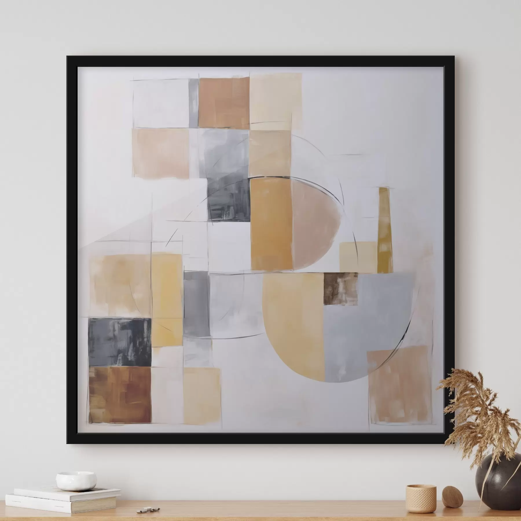 Fototapety Abstraktná imitácia opotrebovaného obrazu f48417