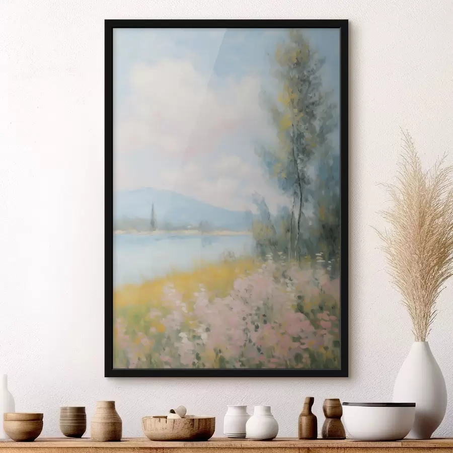 Fototapety Krajinomaľba v štýle rozmazaného obrazu f48420