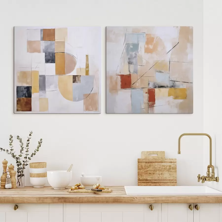 Obraz Abstraktná imitácia opotrebovaného obrazu m30213