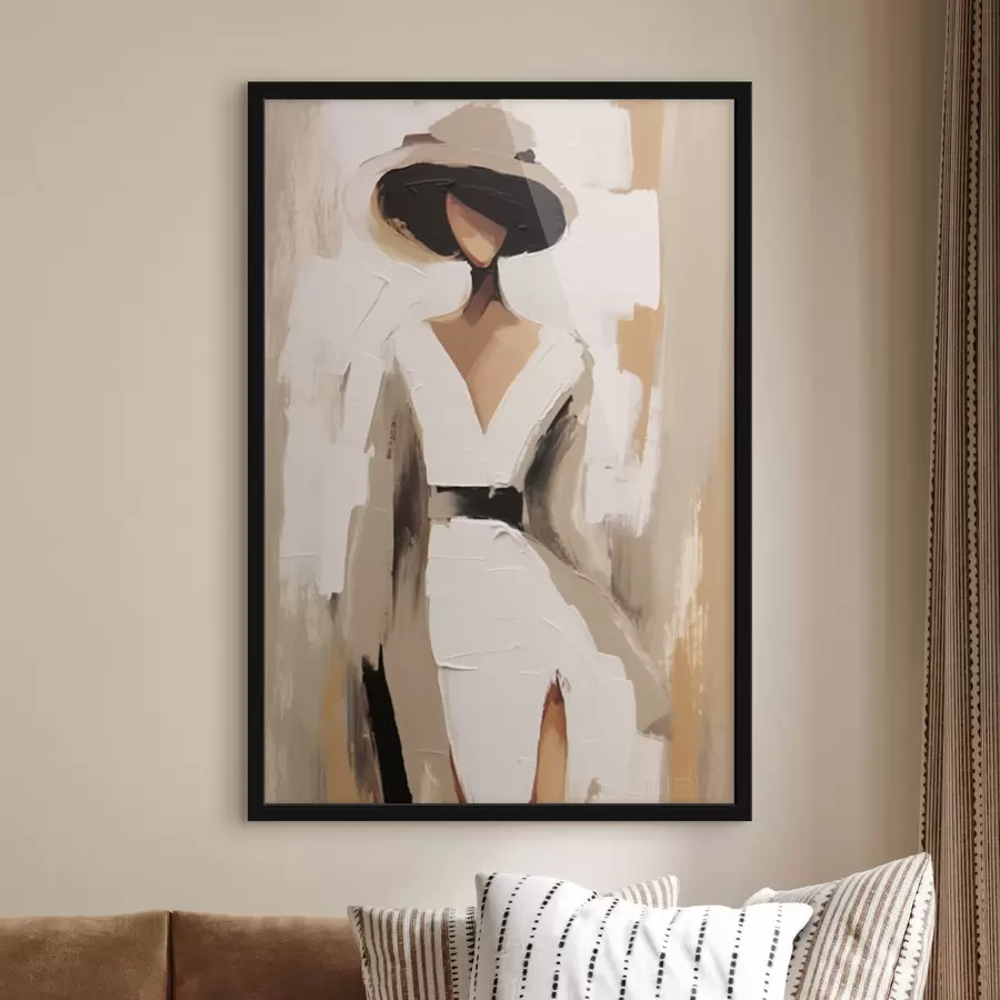 Fototapety Žena v klobúku f48426