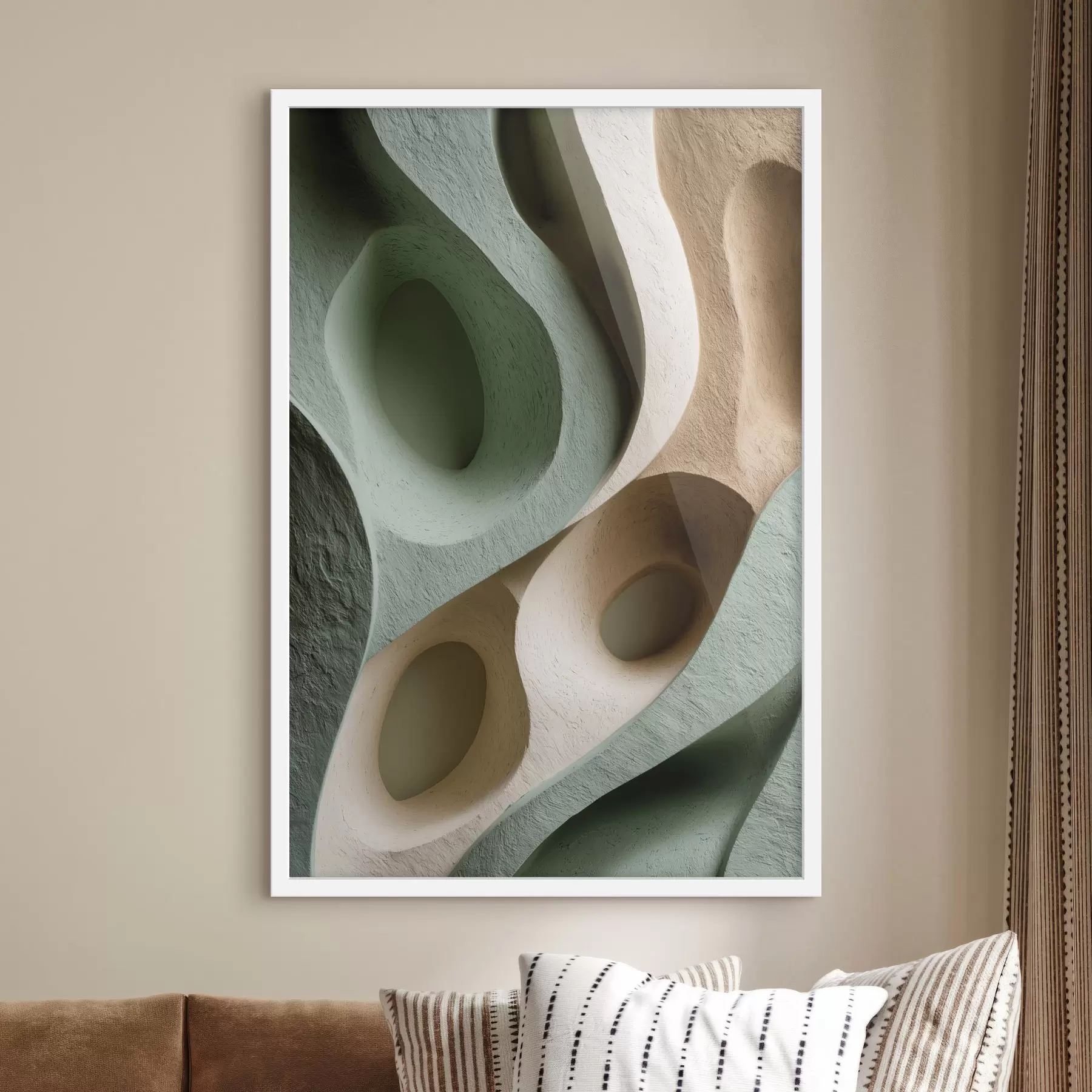 Fototapety Zloženie organických tvarov f48430