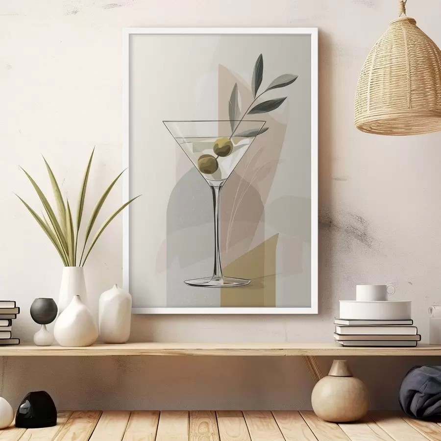 Fototapety Minimalistická váza s vetvičkou f48437