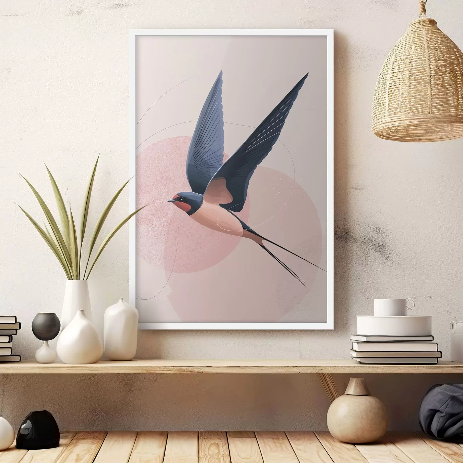 Fototapety Silueta lietajúceho vtáka f48456