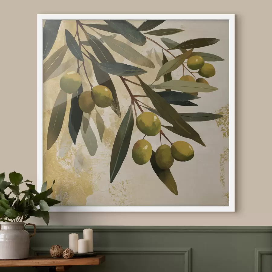 Fototapety Listy olivovníka f48464