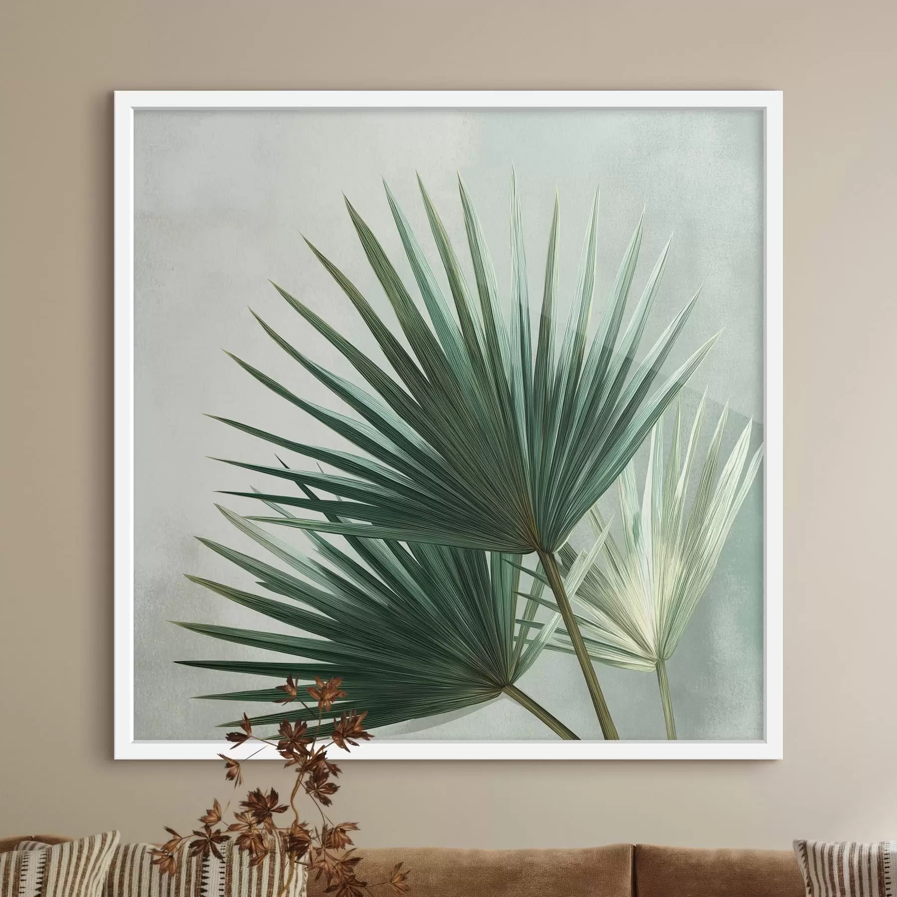 Fototapety Kompozícia z palmových listov f48465