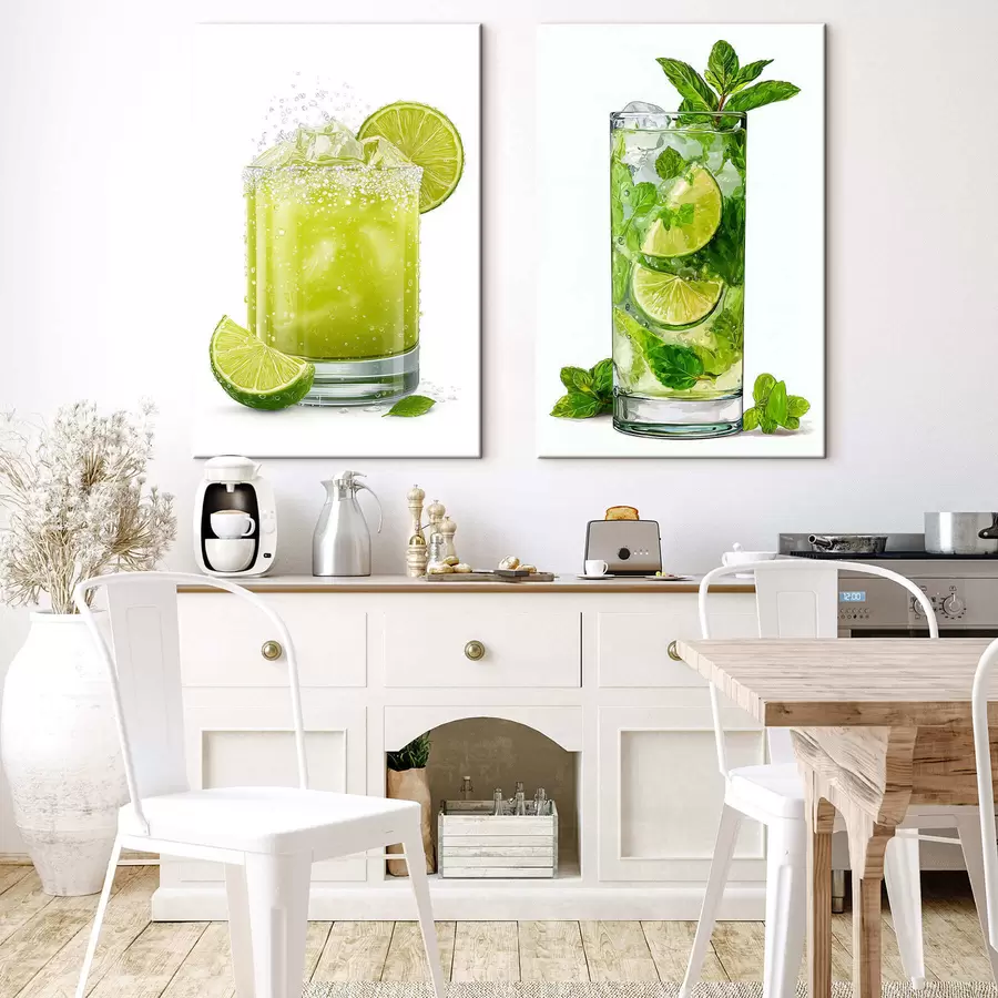 Obraz Sada pohárov na martini m30220