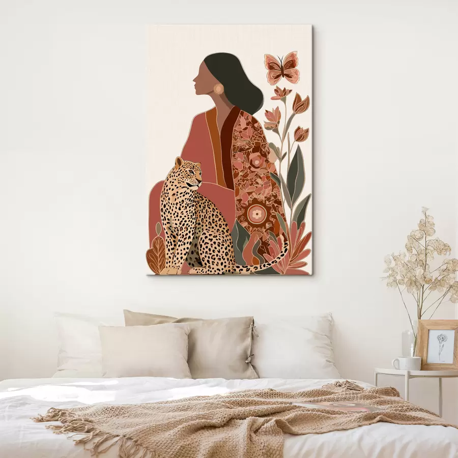 Obraz Žena s lístím s48433