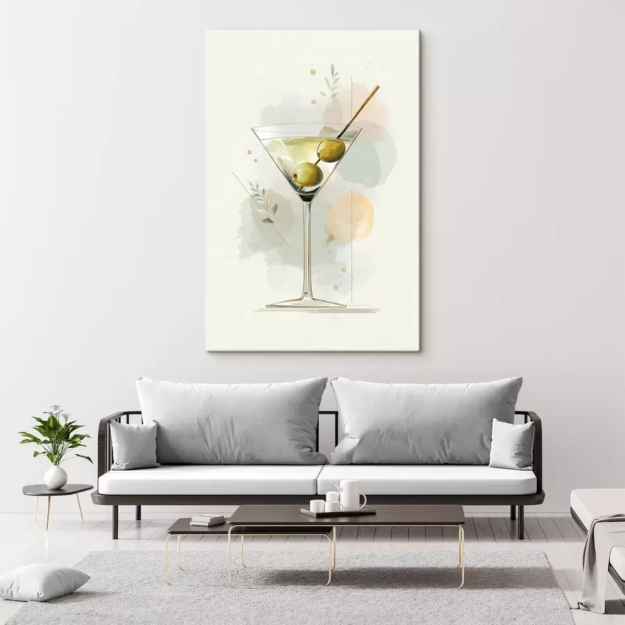 Obraz Pohár na martini s48436