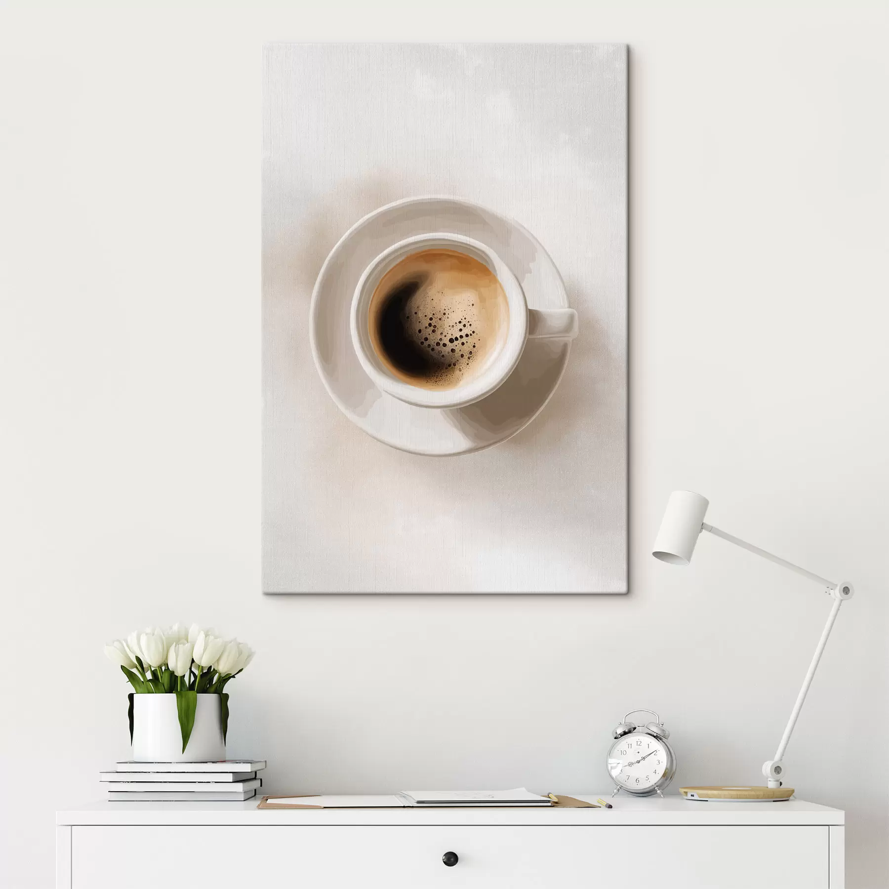 Obraz Pohľad zhora na espresso s48443