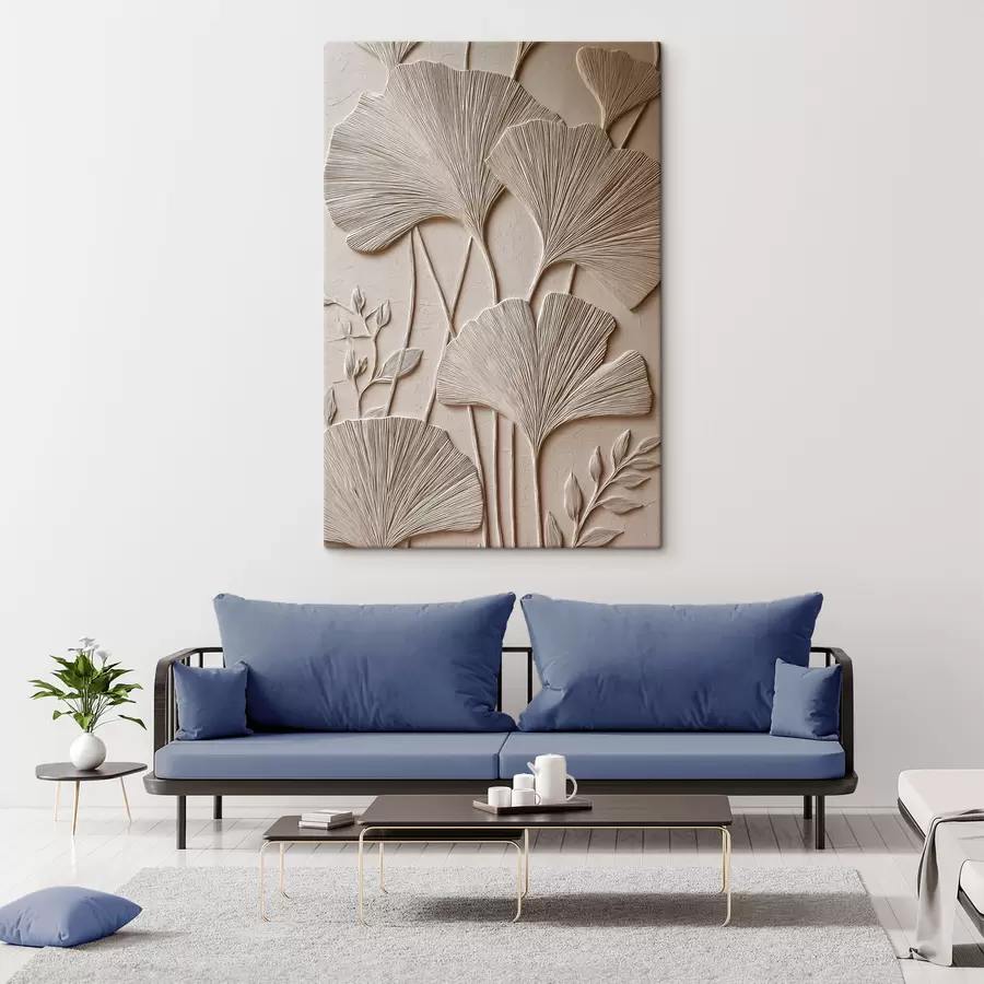 Obraz Kvetinový reliéfny panel s48447