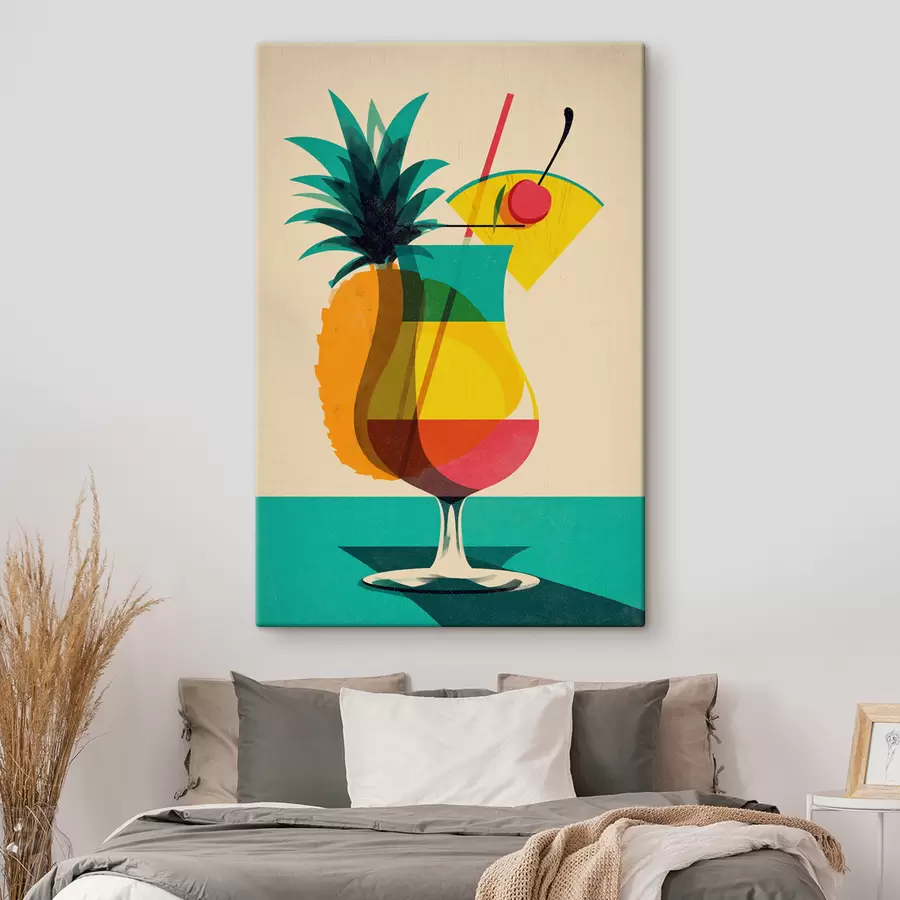 Obraz Pohár na tropické koktaily s48470