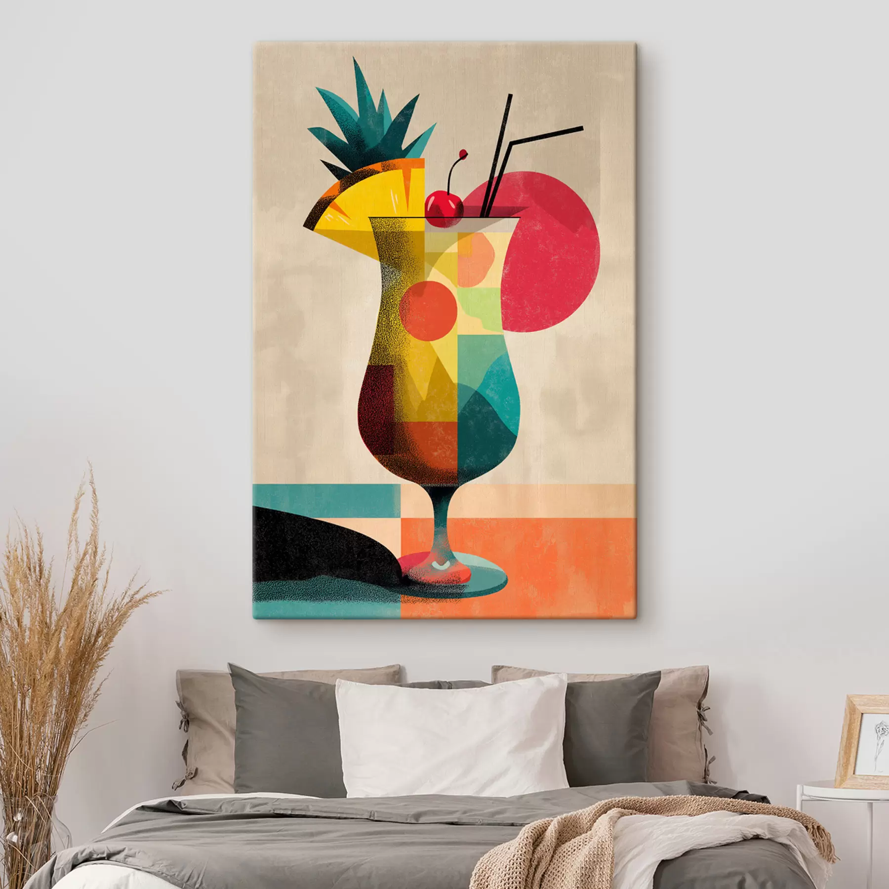 Obraz Ilustrácia ovocného kokteilu s48471