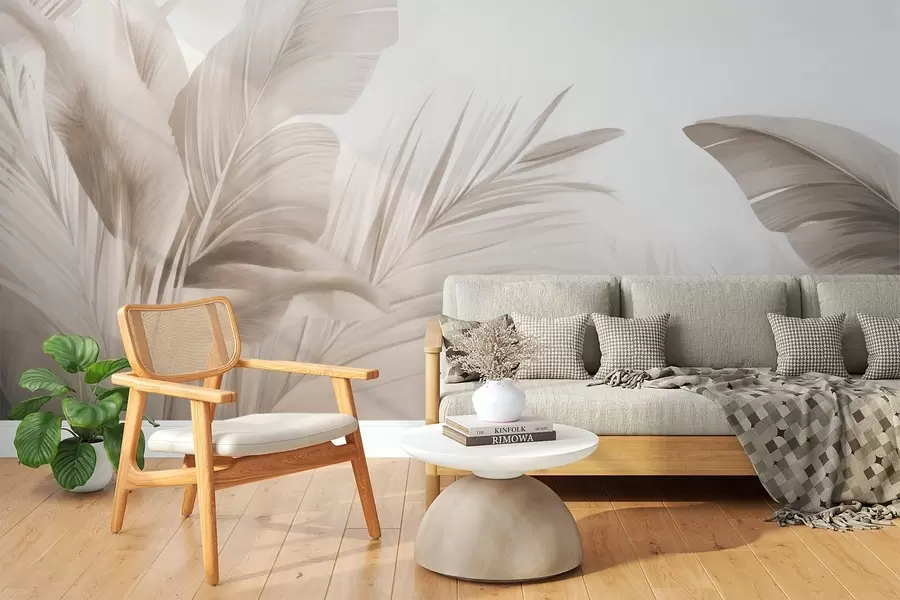 Fototapety Banánové listy, dlhé listy w05377