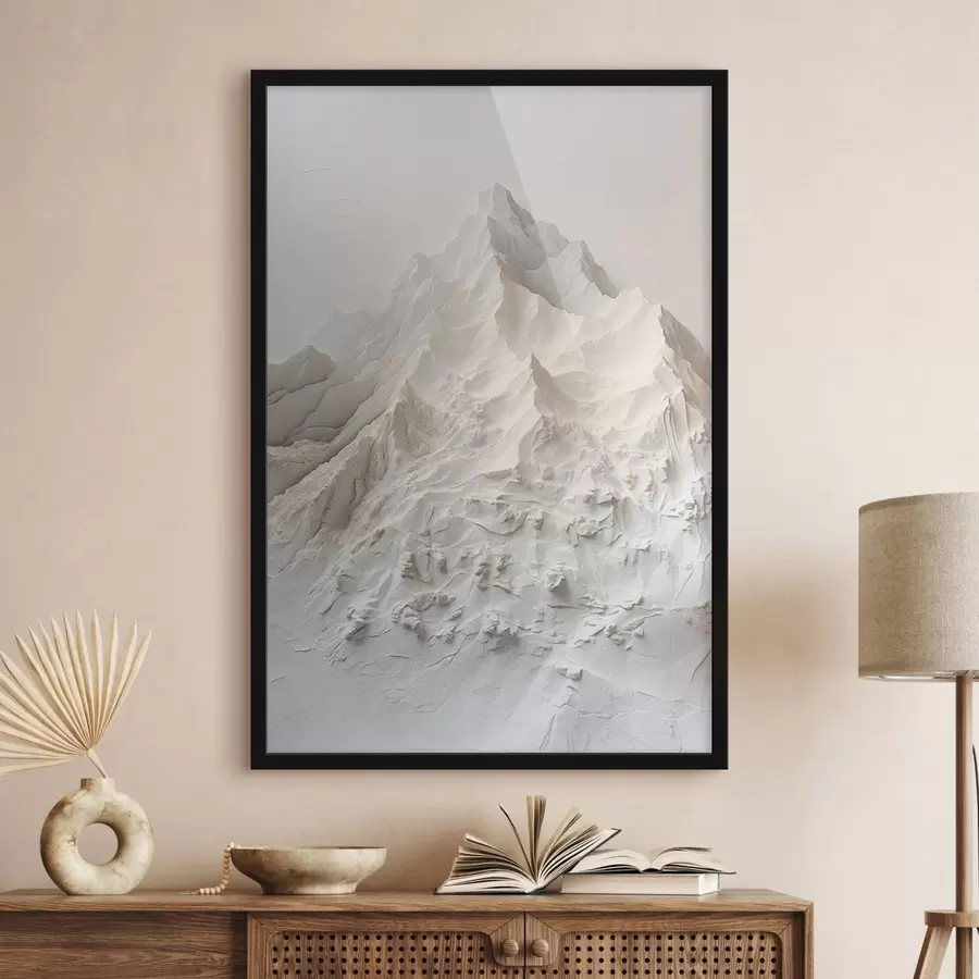 Fototapety Textúrované abstraktné horské tvary v svetlých odtieňoch f48495