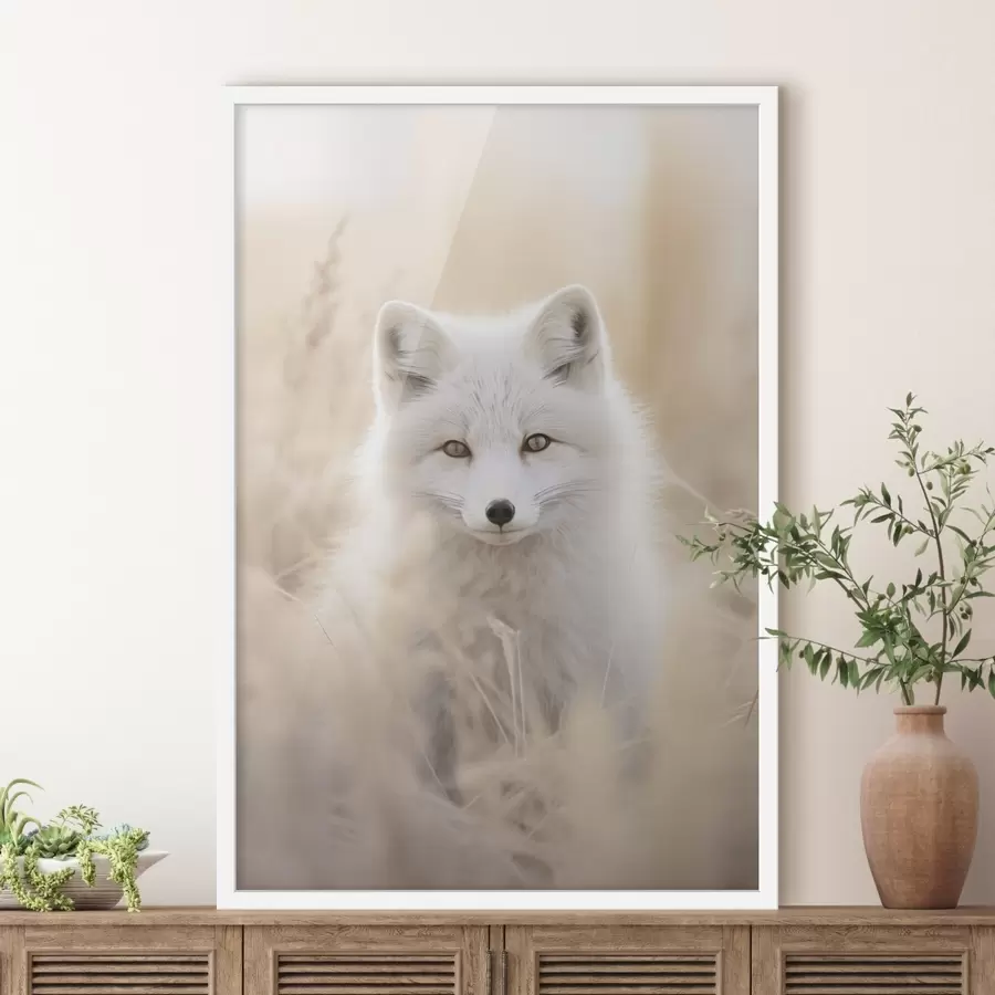 Fototapety polárna líška f48498