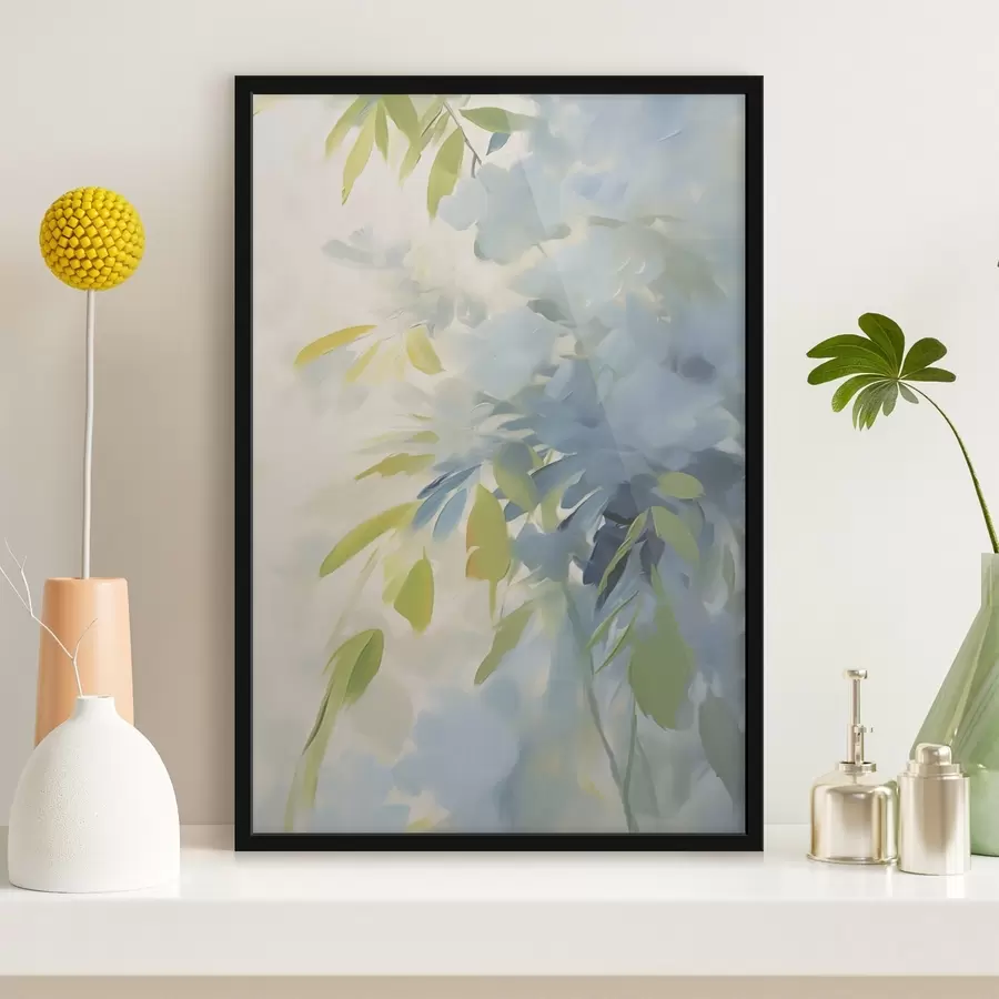 Fototapety Abstrakcia rastlín ako napodobenina maľby f48499