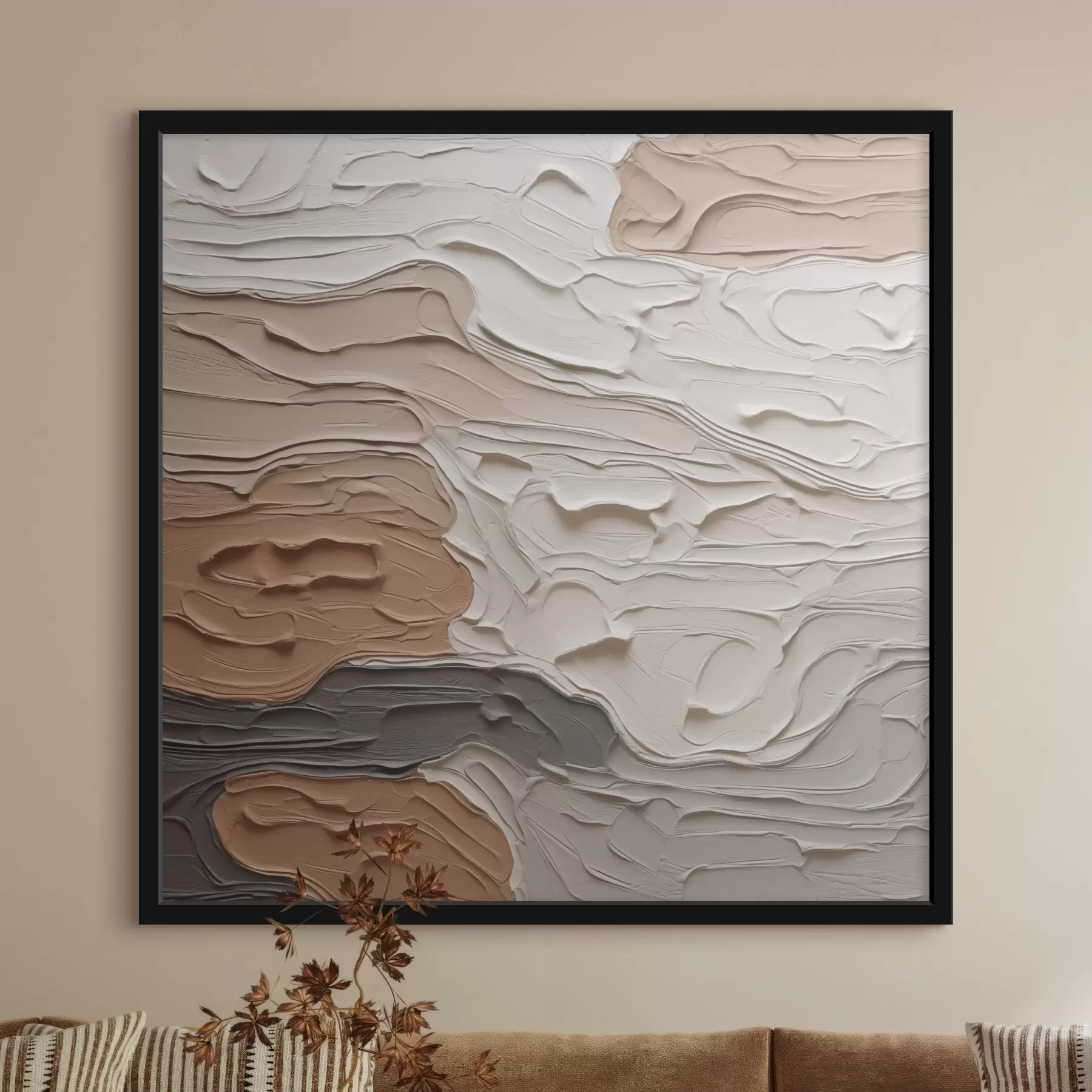 Fototapety Abstraktná kompozícia napodobňujúca maľbu f48508