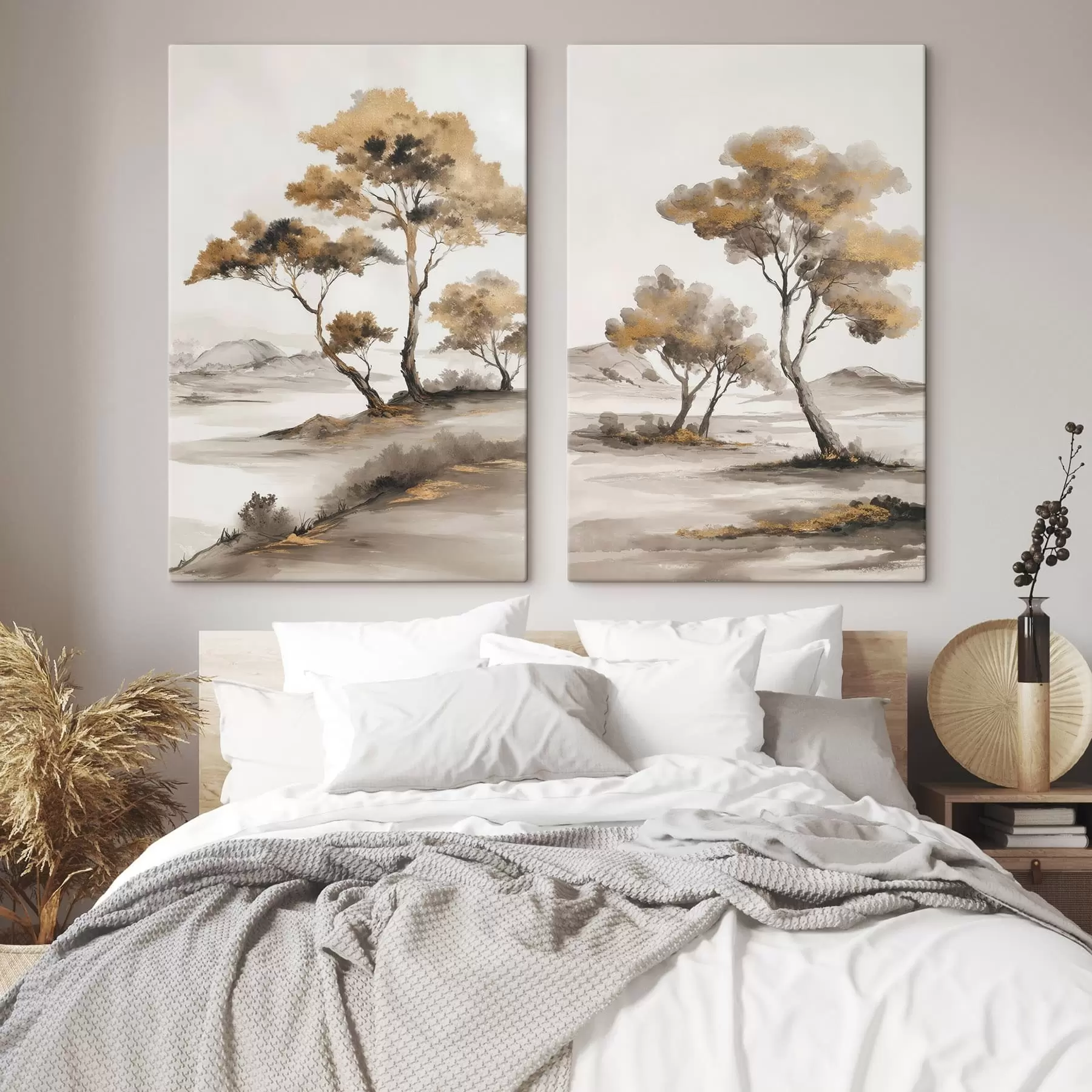 Obraz Krajina so stromami m30154